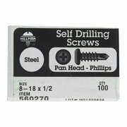 ACEDS 8-18 x 0.5 in. Phillips  Pan Head Self Drilling Screw 5034095
